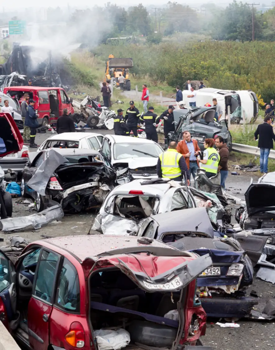 Highway Multi-Vehicle Pileups in Houston & Dallas
