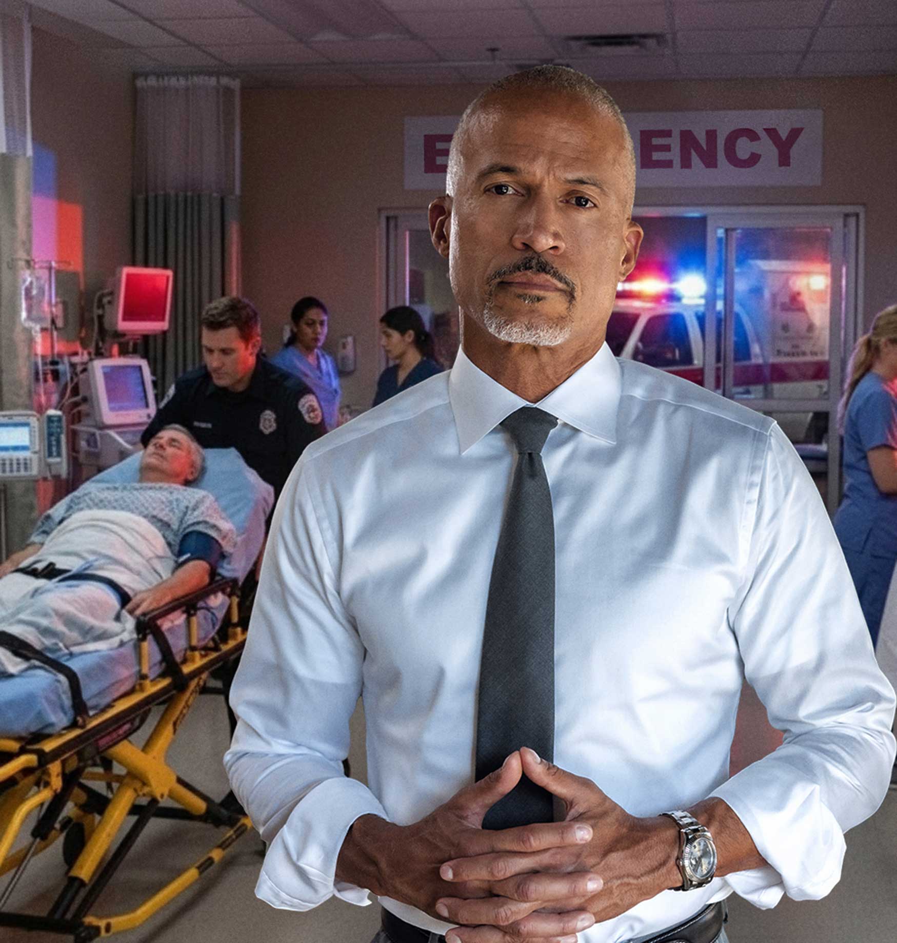 Justin Martin in Emergency Room