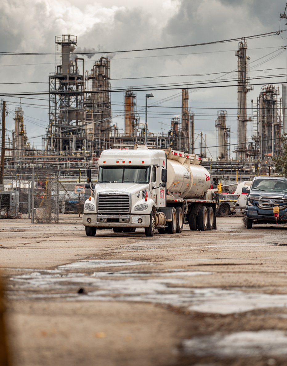 Injury Attorney Involving Refinery and Plant Delivery Trucks